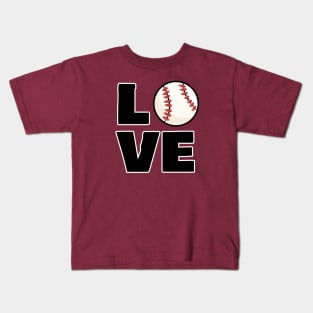 Love Baseball Kids T-Shirt